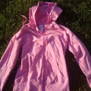 Everlast pink zip up like new. Small